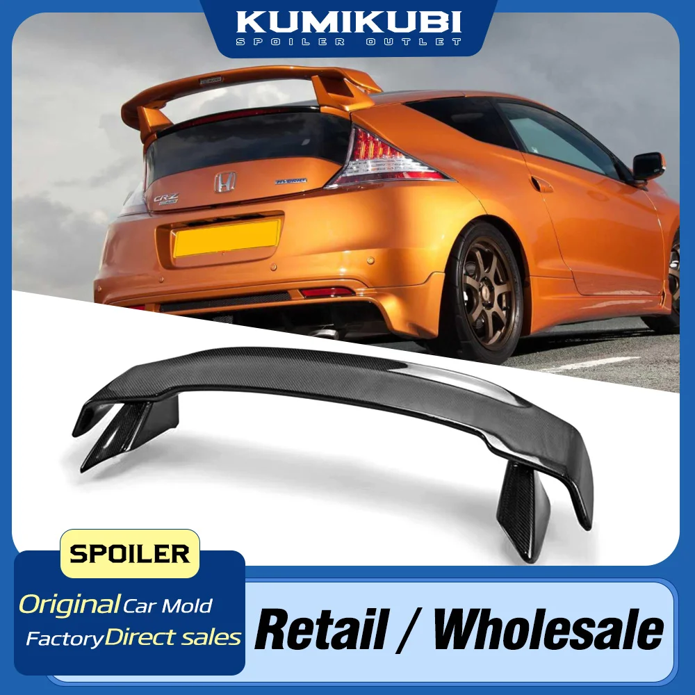 

Подходит для Honda CR-Z CRZ ZF1 Mugen Style 2011-2017 гг., задний спойлер багажника, комплекты кузова с крыльями, ABS, черный, белый цвет