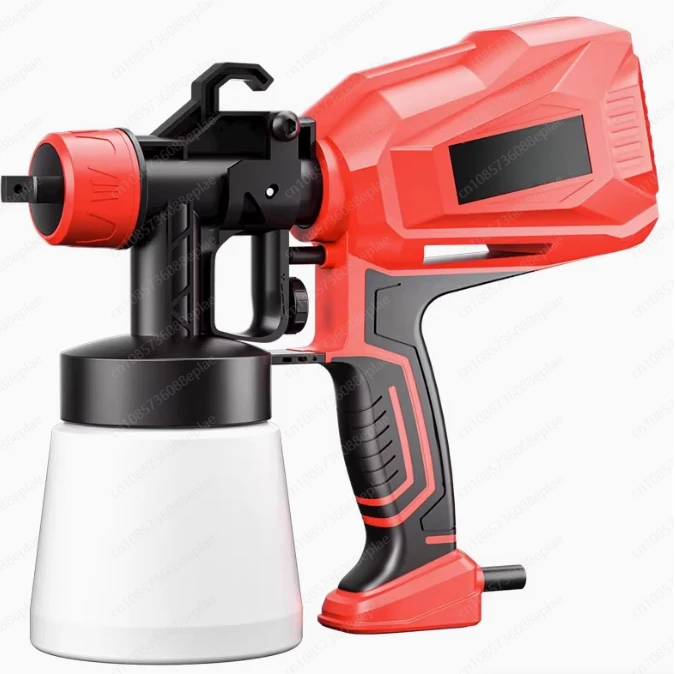 Wired electric paint gun 220v small household high-power high-atomization spray gun, suitable for home wall renovation