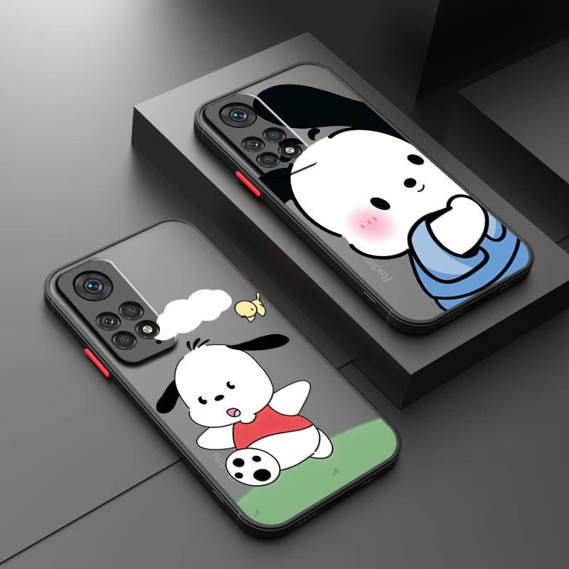 Sanrio Cartoon Pacha Dog Frosted Translucent For Redmi 8 8A 9A 9C 9AT 9 9T 10X 10A 10C 10 11A 12C 12 13C 5G TPU Phone Case