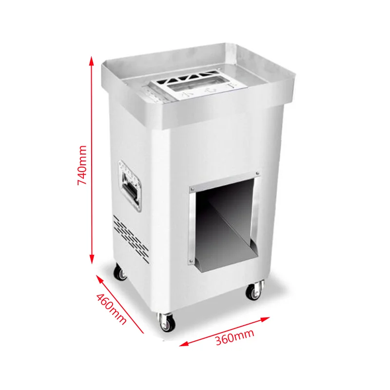 2025 Stainless steel fresh meat cutting machine large capacity electric meat grinder Commercial High Power Electric Meat Slicer