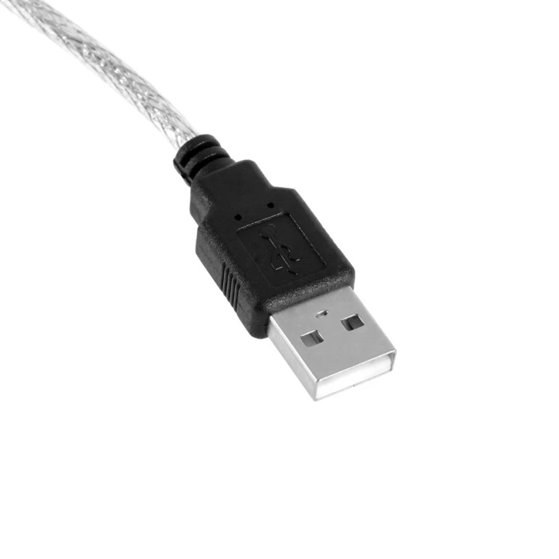 Konverter kabel antarmuka MIDI PC ke Keyboard musik kabel USB IN-OUT