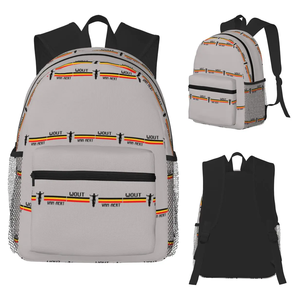 

Mathieu Van Der Poel Student Backpack School Bag Hiking Travel Daypack for Boys Girls Fashion Bookbag Shoulder Bags