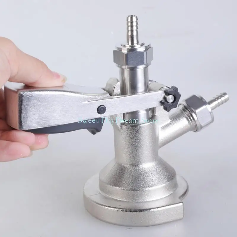 Y88C 5/8inch Beer Kegs Tap Distributor Coupler Kegs Tap Dispenser for Home Restaurant