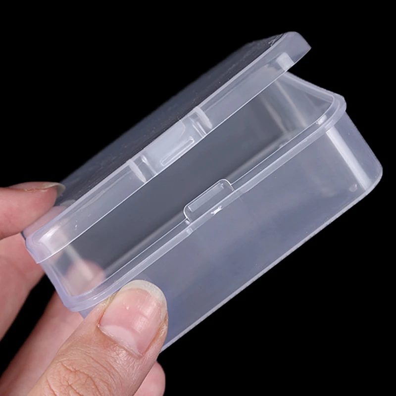 5Pcs Mini Jewelry Storage Box Earrings Ring Necklace Transparent Storage Box Dustproof Organizer Organizadores Box