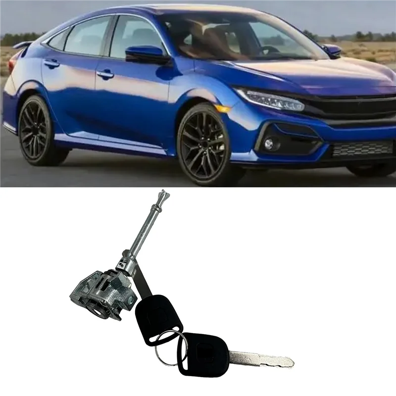 04921-TEA-A01 Цилиндр замка передней двери с 2 ключами FC1 FC7 для Honda Civic 2016-2021 04921TEAA01