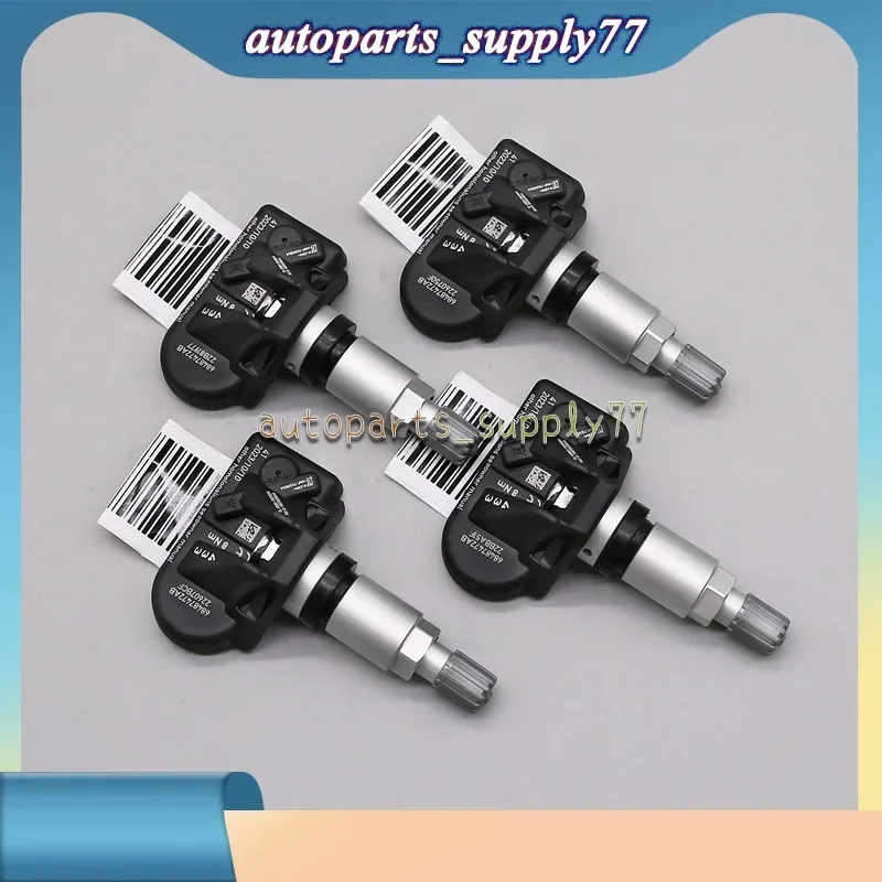 

4PCS For 2022-2023 Dodge Challenger Charger Chrysler 300 TPMS TIRE PRESSURE MONITORING 433MHz 68488757AA 68487472AA 68487472AB