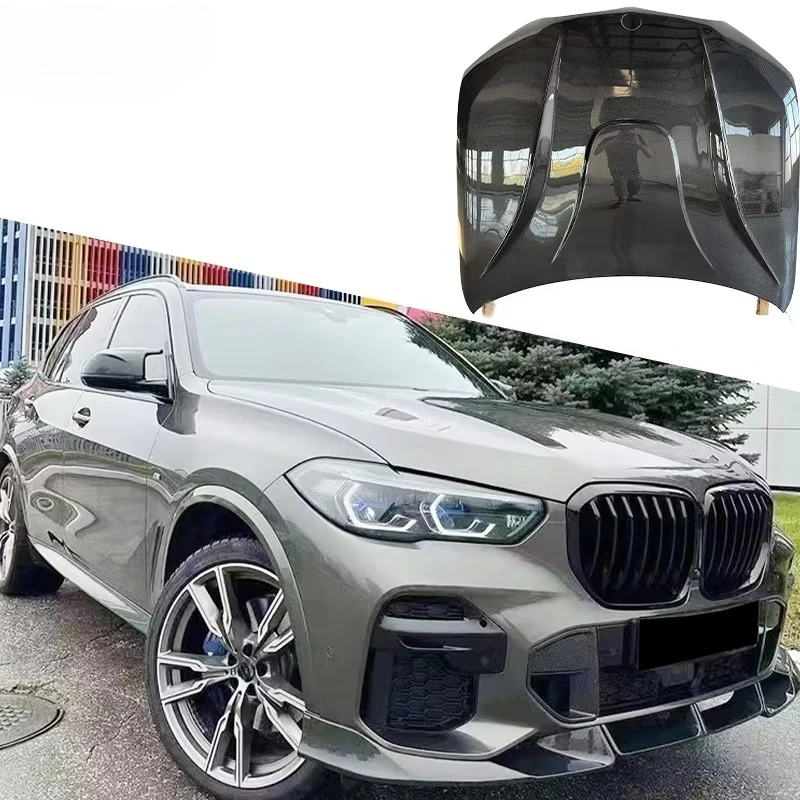 

X5 X6 X5M X6M HM Style High Quality Carbon Fiber Engine Bonnet Hood Engine Cover for X5 G05 X6 G06 X5M F95 X6M F96