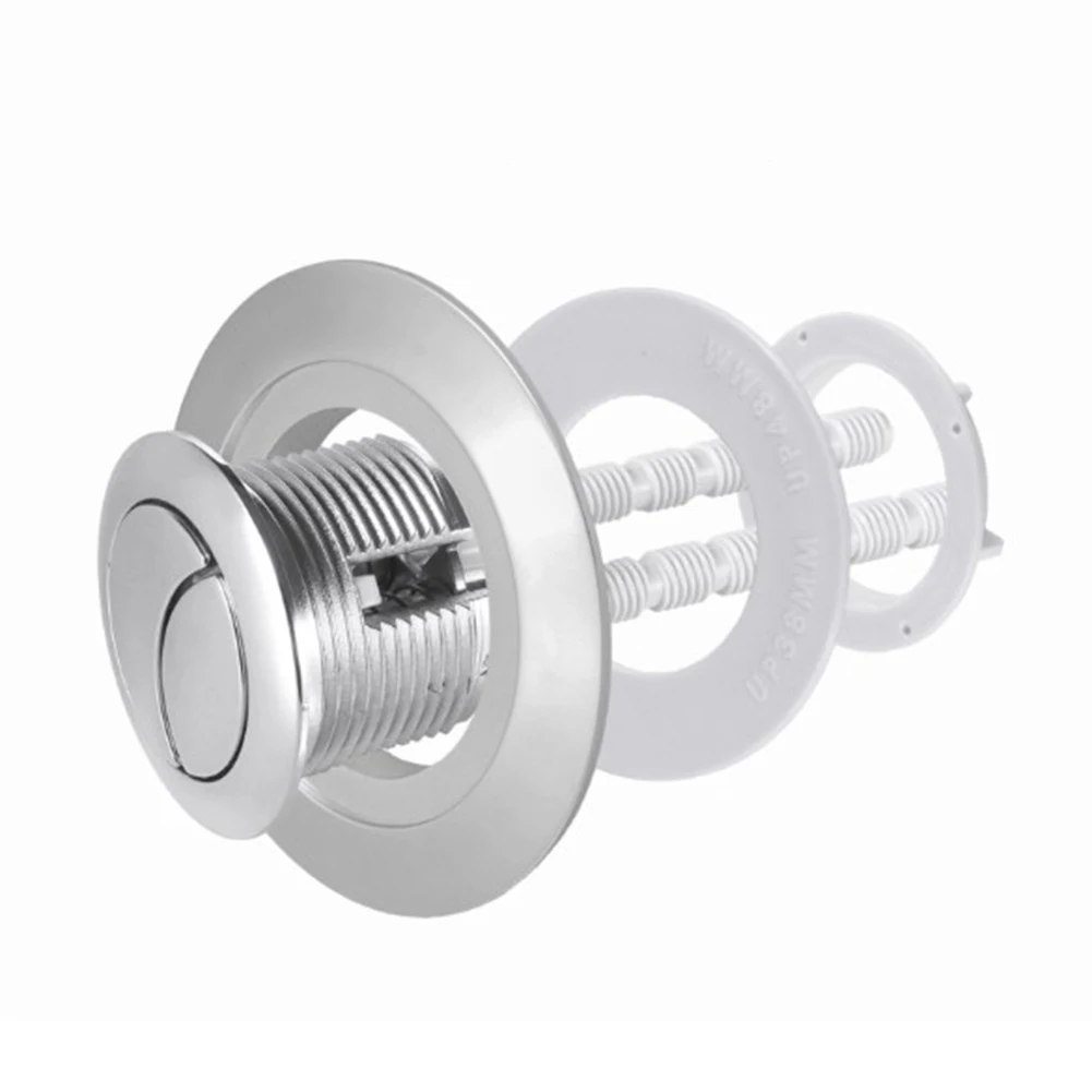 

Адаптер с двойной кнопкой смыва для унитаза 38 мм для бака 48 мм и 58 мм, совместимый с адаптером для кнопок унитаза, аксессуары