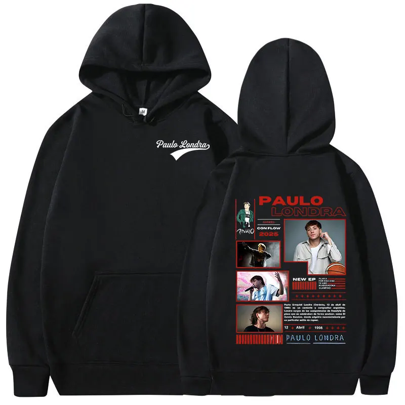 مغني الراب باولو لوندرا هومرون هوديس ملابس للرجال موضة الهيب هوب مقنعين البلوز الصوف كنزة بمقاس كبير هودي الشارع الشهير