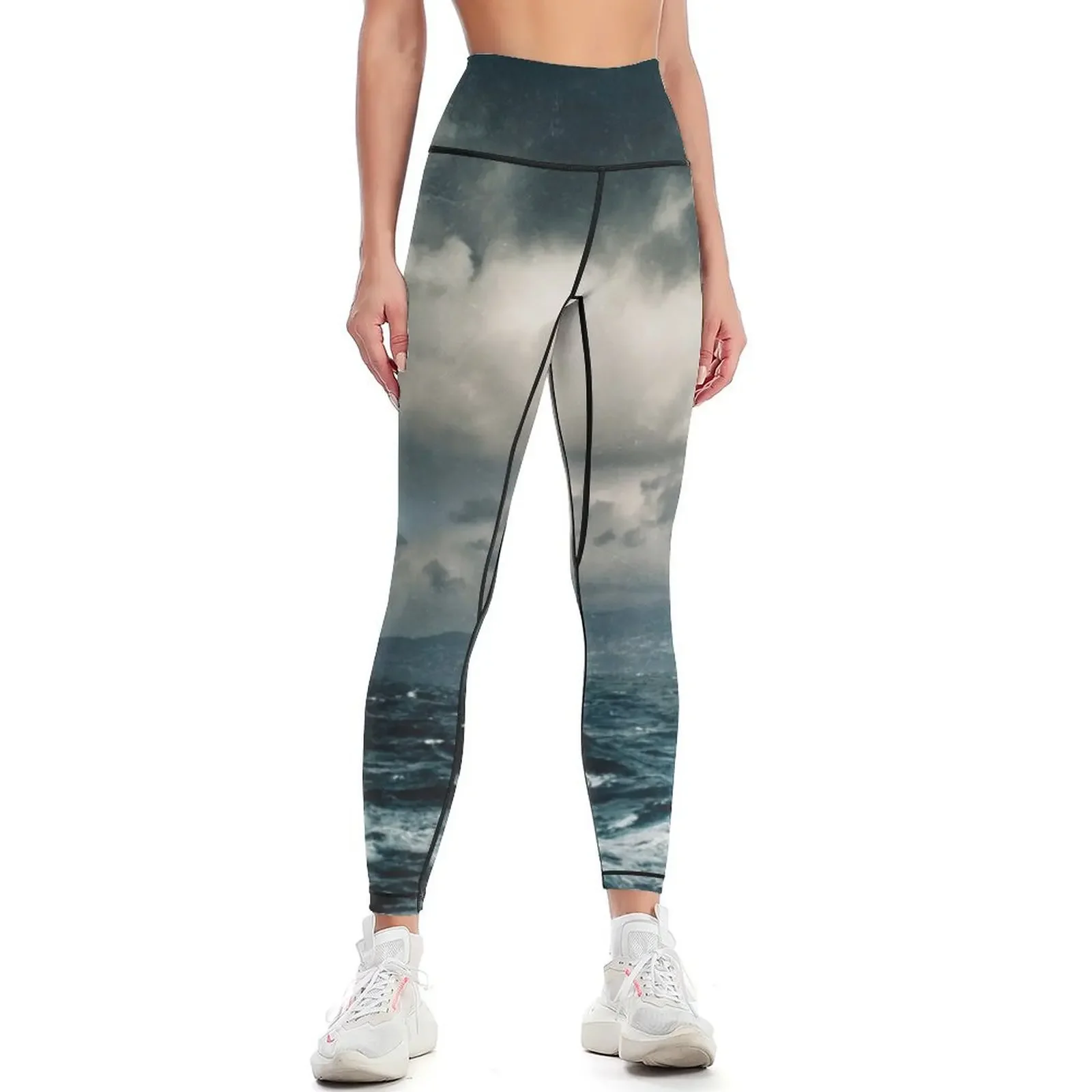 

Wild Ocean Leggings Women's push up Fitness clothing Womens Leggings