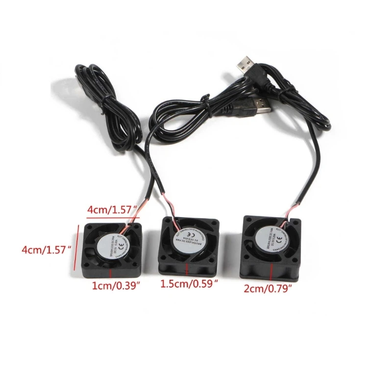 Quạt làm mát CPU DN59 4x4CM Thay thế DC5V 5500RPM Quạt tản nhiệt làm mát PC