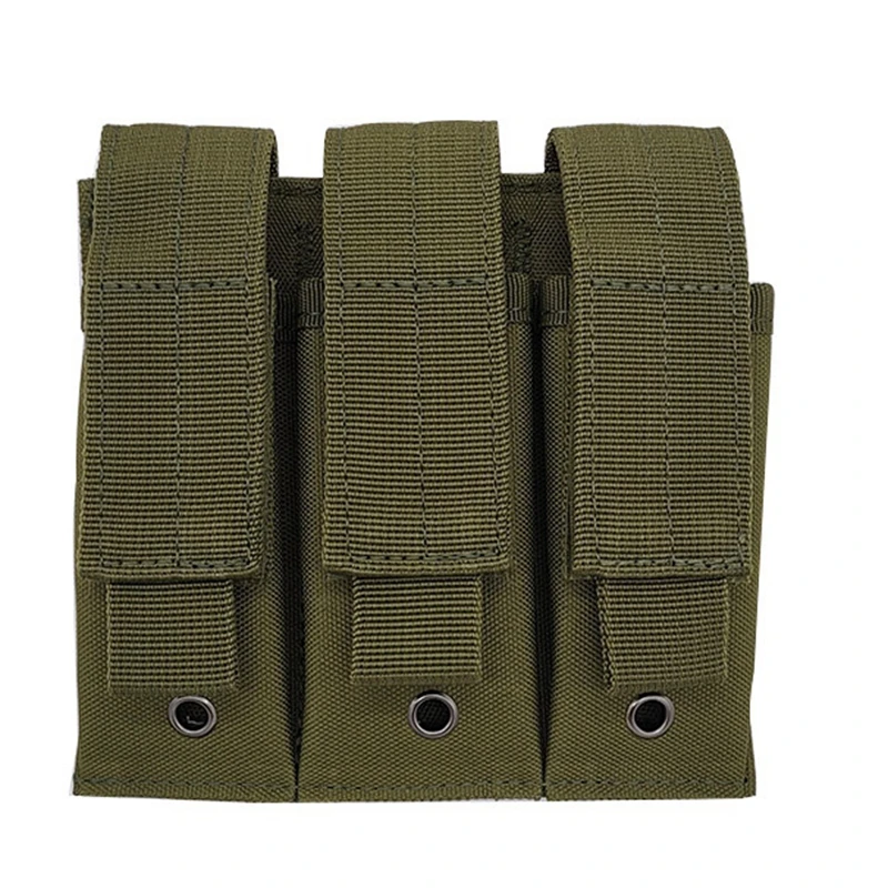 Molle Tactical Triple Pistol Magazine Bag Outdoor Open Top Single Double 9MM Magazine Bag Holder Glock M1911 92F CZ75