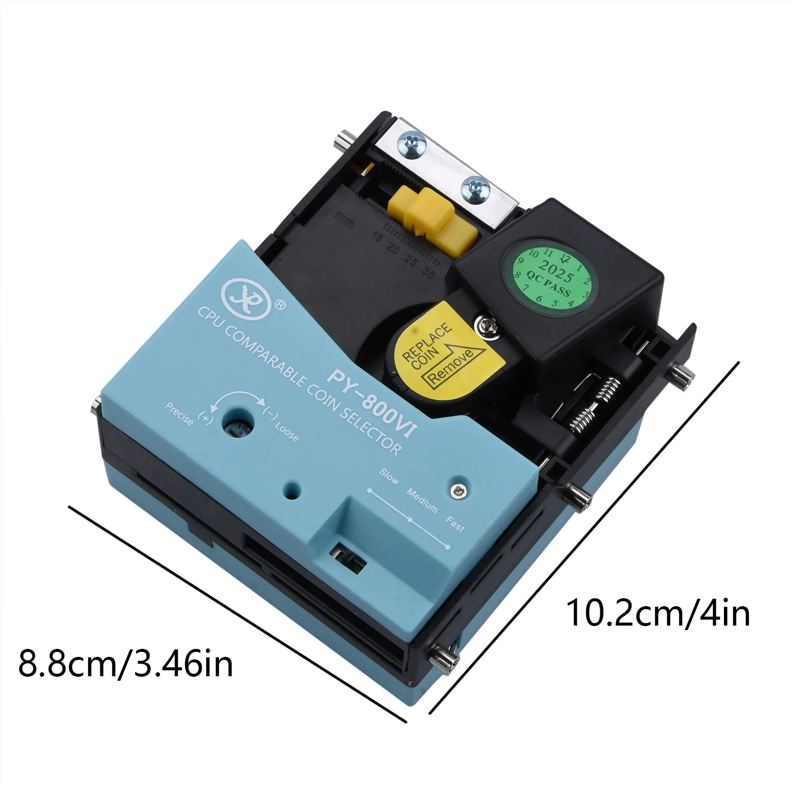 Coin Selector Acceptor for Arcade Game Vending Machine12V Multi Coin Validator Anti-Fishing Cheat Alarm 1000 Coins per Minute