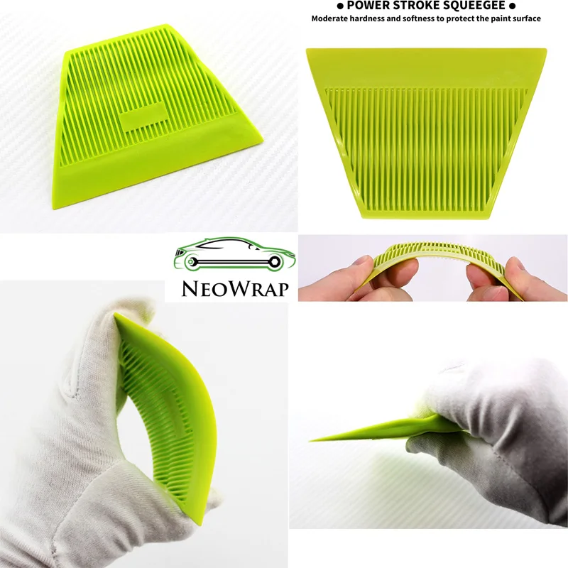 Trapezoidal Medium Soft Squeegee Scraper for Car Wrapping/Window Tinting/Wallpaper Installing Car Vinyl Film Wrapping Tool