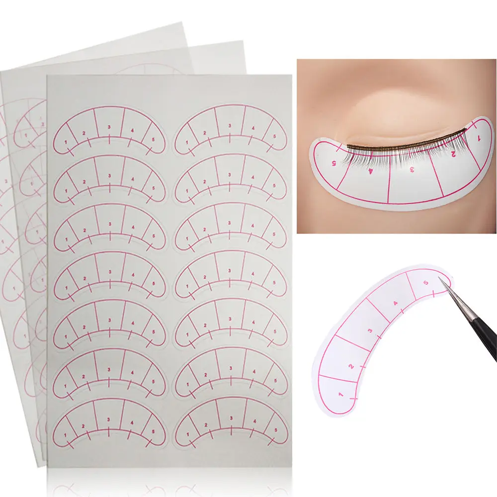 70 pièces outil de beauté utile Patch professionnel Extension de cils sous les pointes des yeux greffage coussin d'échelle de cils