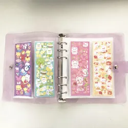 100 Raster Album Aufbewahrung sbuch für dekorative kawaii Album Aufkleber Sammel werkzeuge sammeln Aufkleber transparent Organizer Notebook