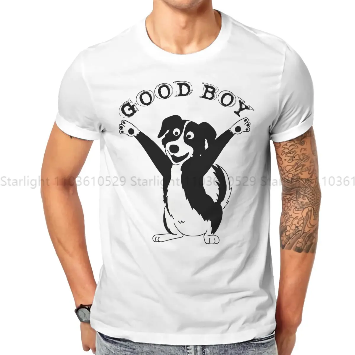 

Mr Pickles Man TShirt Good Boy Dog Individuality T Shirt Original Streetwear New Trend