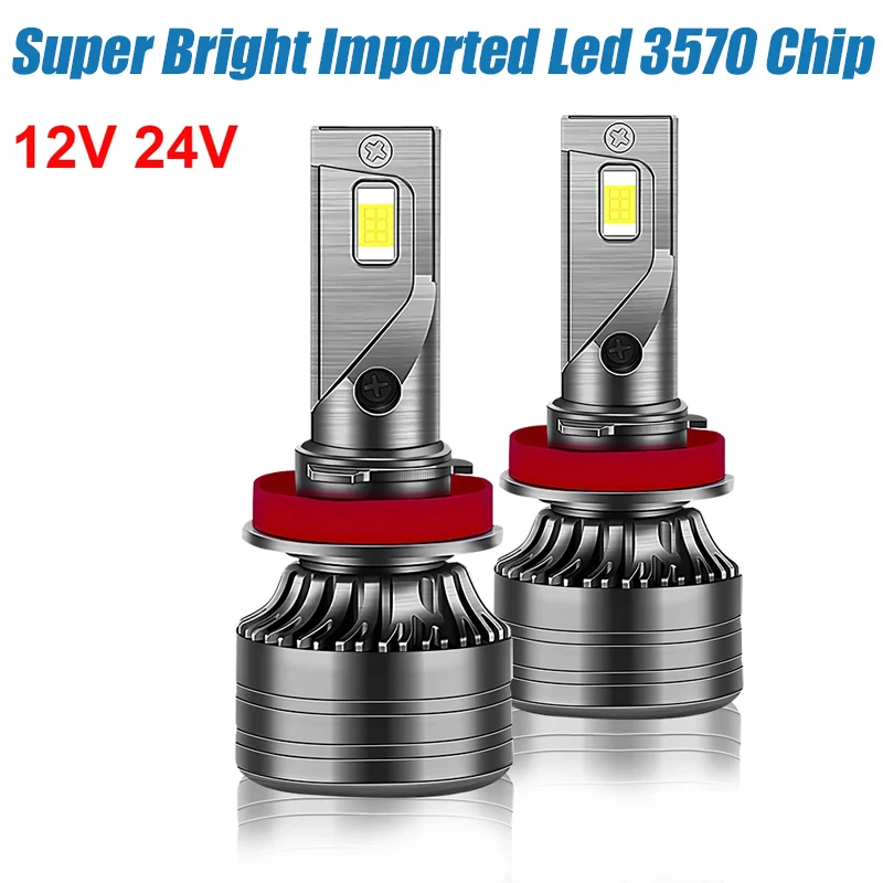 

50W 20000LM H1 H4 H7 Led H8 H11 HB3 9005 HB4 9006 Led Headlights Mini Car Light Bulbs Automobiles Auto Fog Lamp 6000K 1