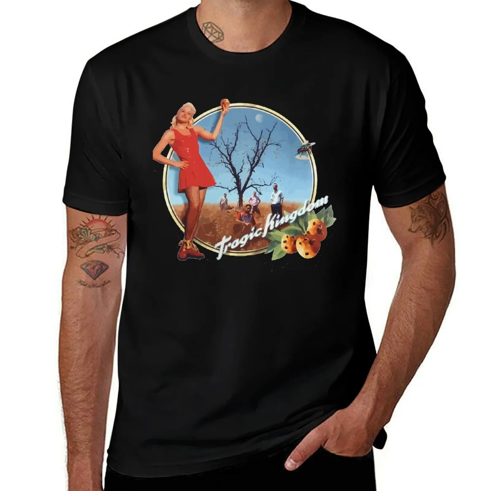 Tragic Kingdom Album Cover Sticker T-Shirt Plus Size Simple Casual Top T-Shirt