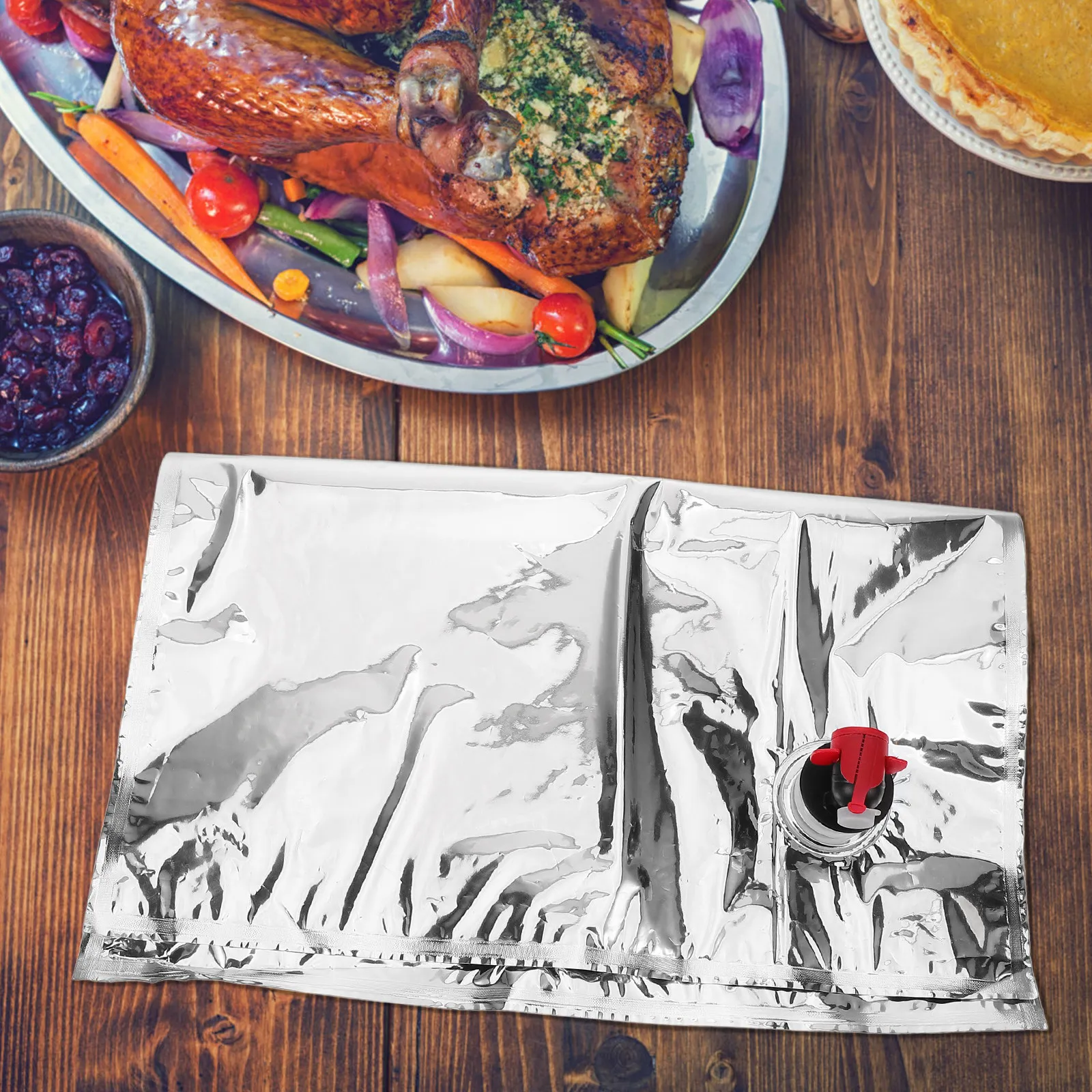 3Pcs Red Wine Bag Leakproof Portable Beverage Pouch Refillable Juice Drink Bladder Outdoor Travel Bags Wine Bag