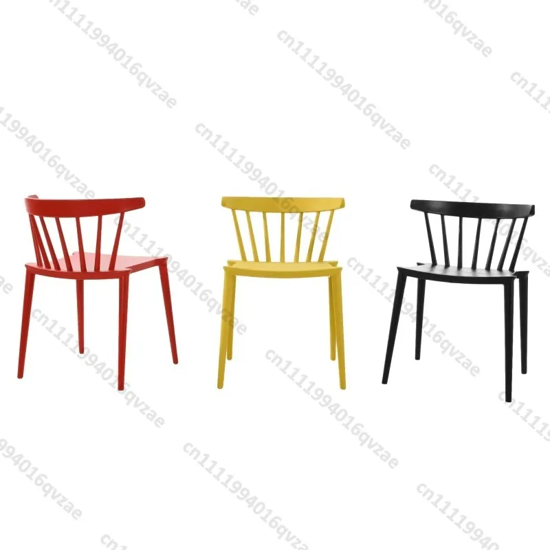 Polypropylene Plastic Dining Chairs Can Be Stacked Both Outdoors and Indoors