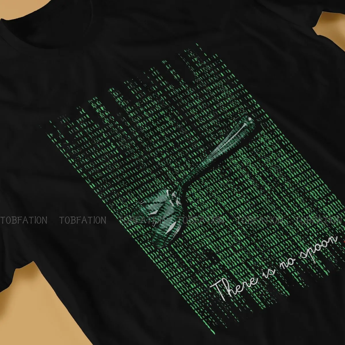 تي شيرت قطني ماركة ماتريكس نيو فيلم لا يوجد ملعقة من نيو شيرت رجالي قوطي كبير غير رسمي برقبة دائرية 2020 #3