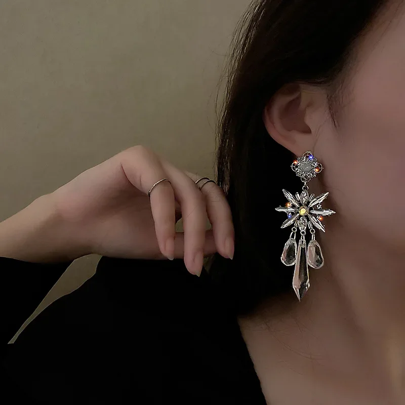 Fashion luxury elegant Zircon Earrings  jewelry