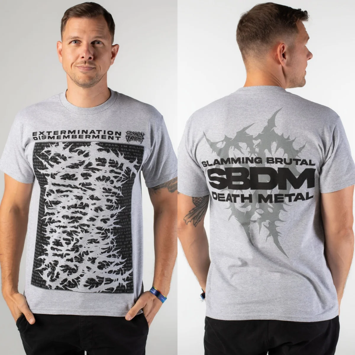 Rare Extermination Dismemberment Graphic Cotton T-shirt Unisex Summer Short Sleeve Fashion Brand Tee Luxury Casual Vintage Tees view 3