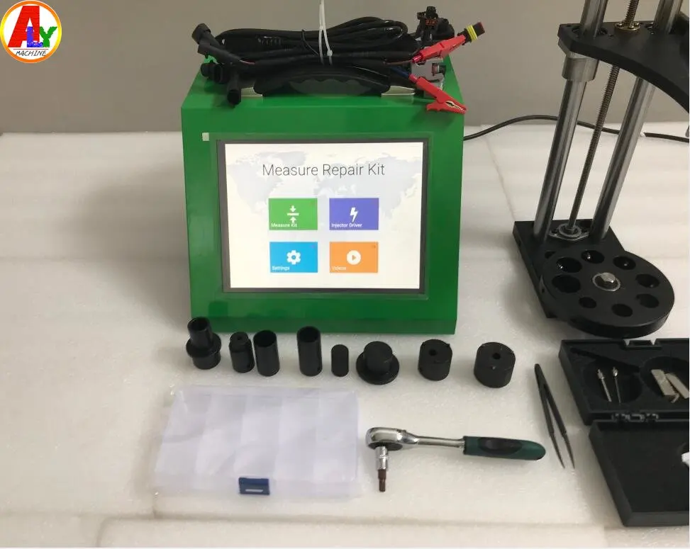 AM-CRM900T Diesel Common Rail Injector The Third Set of Maintenance Plan Travel Measurement Tool with 10-inch Touch Screen