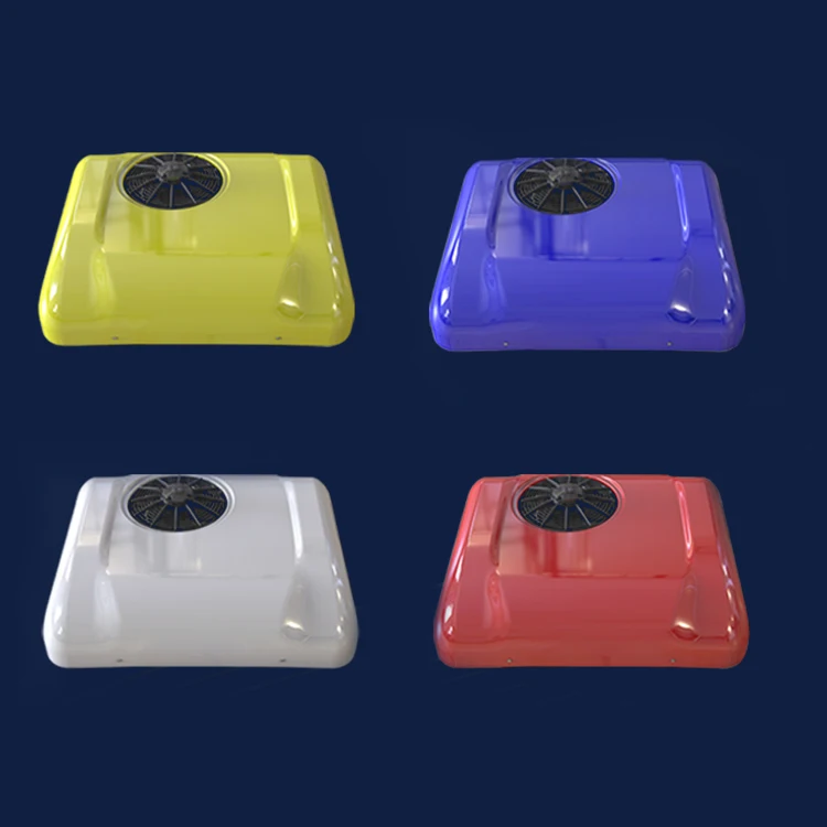 أداء ممتاز من النوع العلوي 12 فولت 24 فولت مكيف هواء كهربائي لوقوف السيارات لشاحنة تخييم RV حفارة تكييف الهواء #4