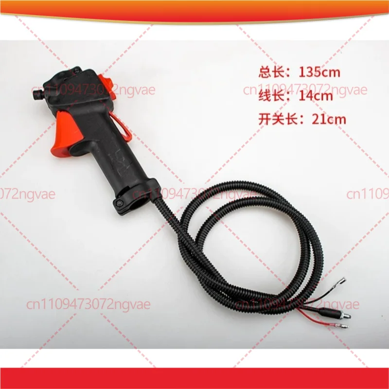 3pcs For Backpack & Side Mount Brushcutter Throttle Switch Assembly Accelerator Handle Throttle Cable Tool Accessories