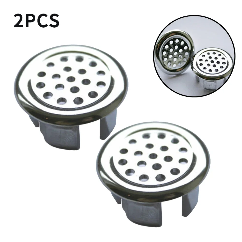 Plastic Sink Hole Overflow Cover Kitchen Bathroom Basin Circular Overflow Drain Cover Bathtub Sink Hole Overflow Hollow