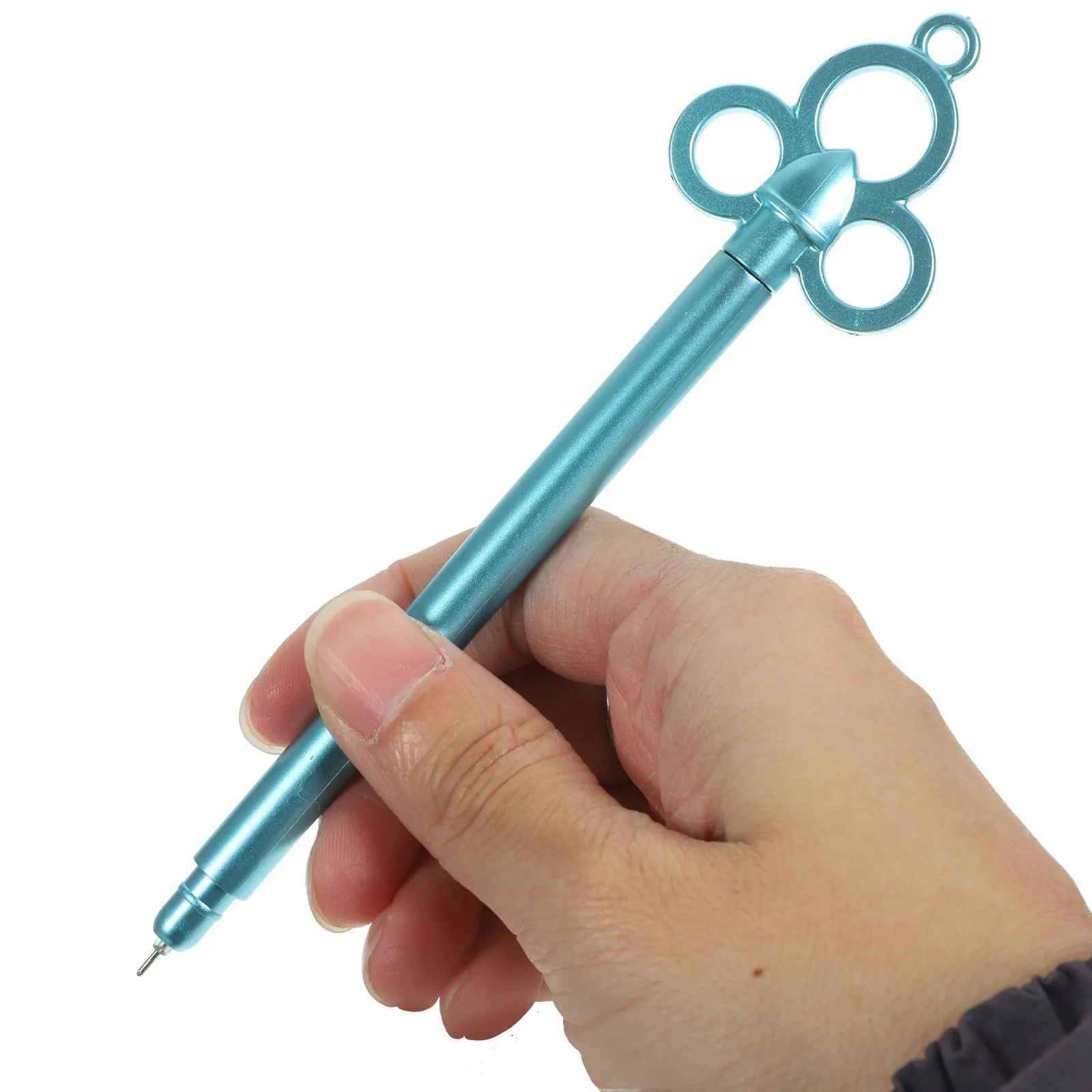 12Pcs Key Portable Gel Pen Writing Pens Office Study Note Taking Signature Pen Multipurpose Writing Tool