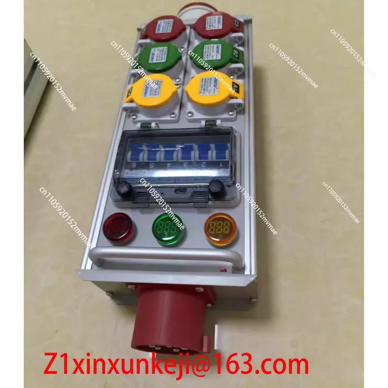 Distribution Box 6-way Small Electrical Box 16A Socket Fuge Lighting Large Screen LED Wiring Controller