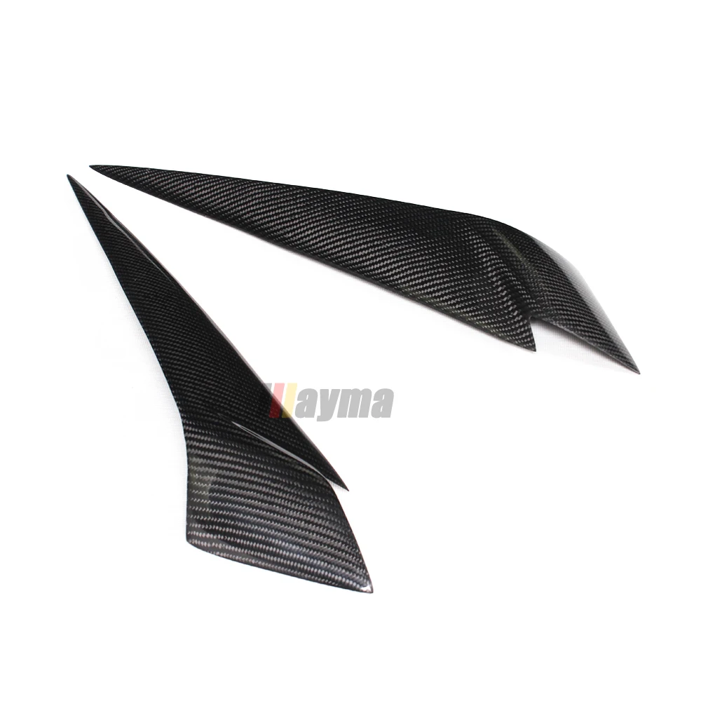 Carbon Fiber Car Eyebrows For BMW X1 sDrive18i xDrive20i 25i 28i 35i 2008-2015 year E84 lamp eyelid front eyebrow