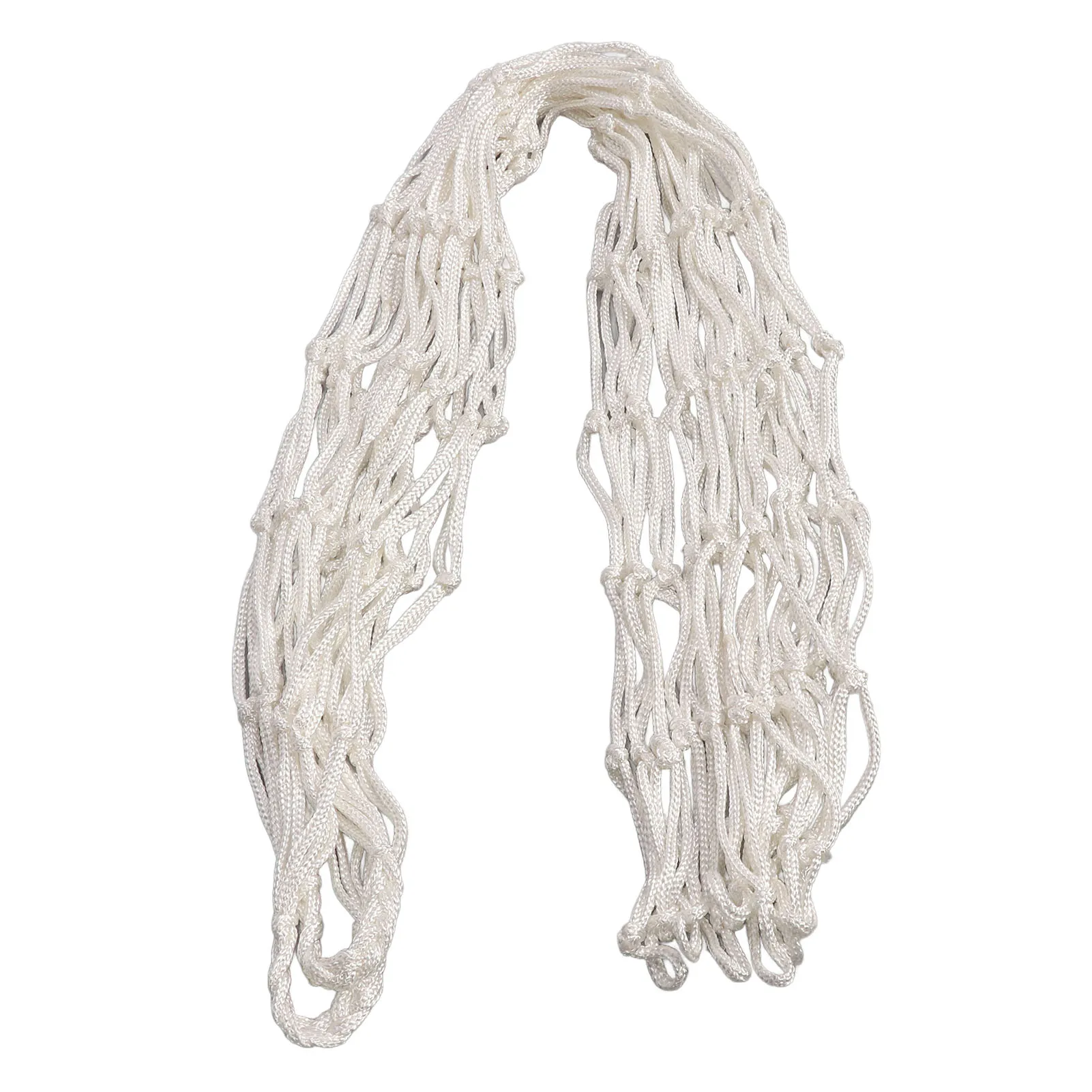 

Баскетбольная сетчатая сумка, спортивная сетка для переноски мячей, портативная, большая вместимость, дышащая, белая, многофункциональная для улицы