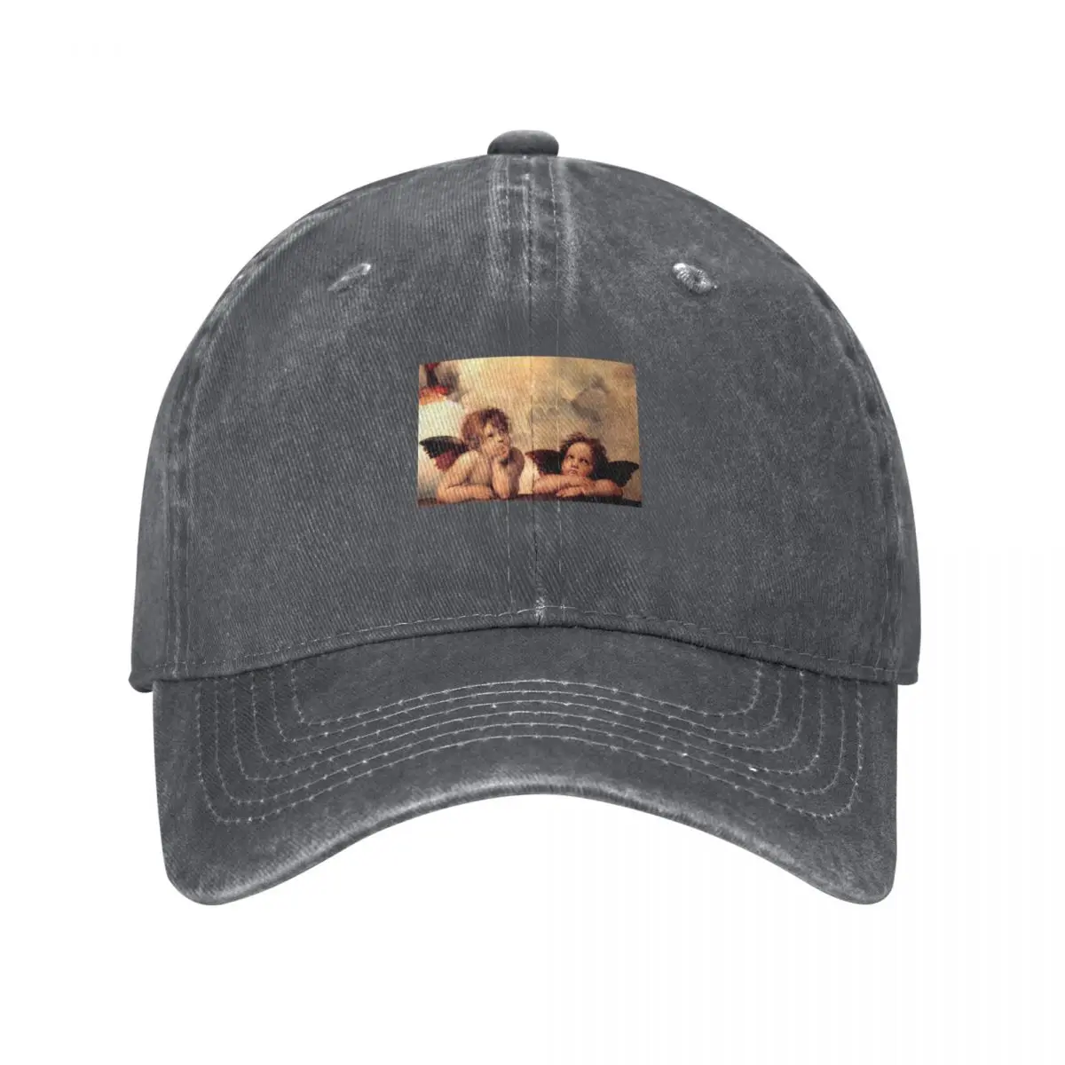 Madonna Sistina Cherubs Baseball Cap Sunscreen Snap Back Hat Beach Outing Gentleman Hat Hats Man Women's