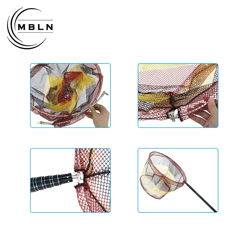 Red Telescópica MBLN Fibra de Carbono con Revestimiento de Goma - imagen 4