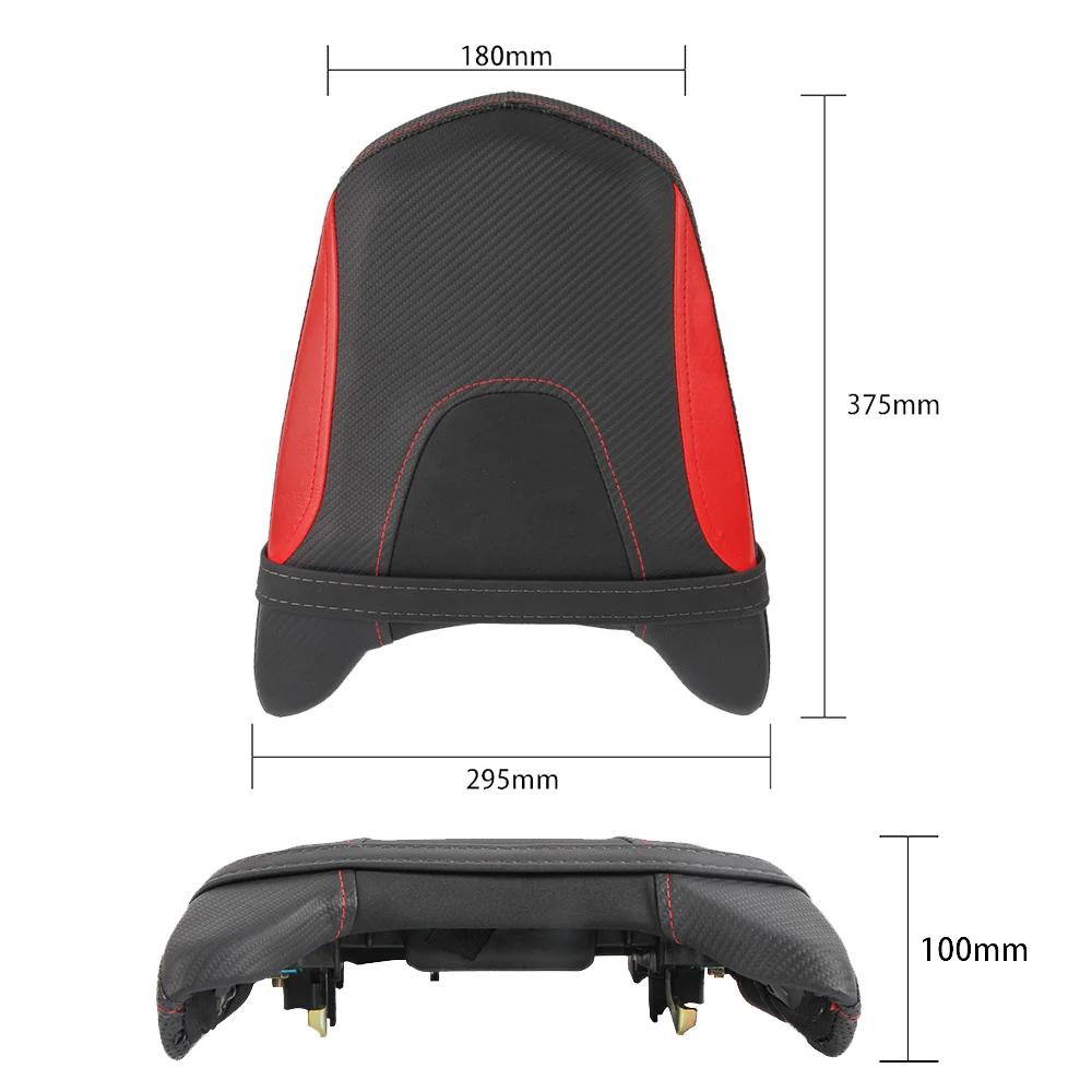 Motorcycle Seat Cushion For Honda CB650R CBR650R CB/CBR 650R 2019 2020 2021 2022 2023 Front Rear Passenger Solo Seat Cushion Pad