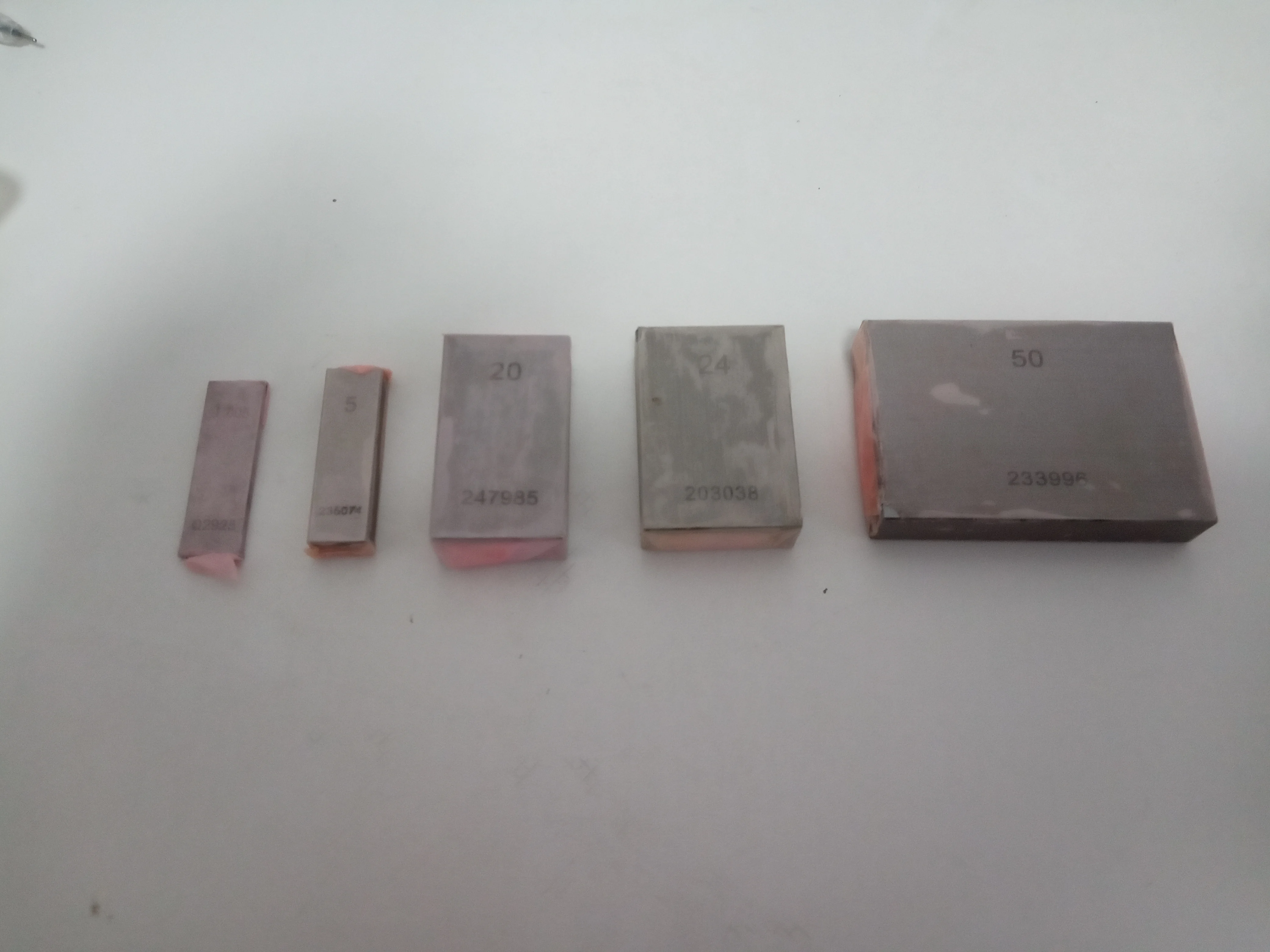 Block Gauge Steel Gage block 30*9*0.5mm to 10mm Grade 0 Square Gage Measuring block Square Gage Measuring block inspection block