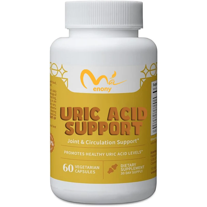 

Uric acid supports balanced supplements and joint health, herbal formula, 60 vegetable capsules