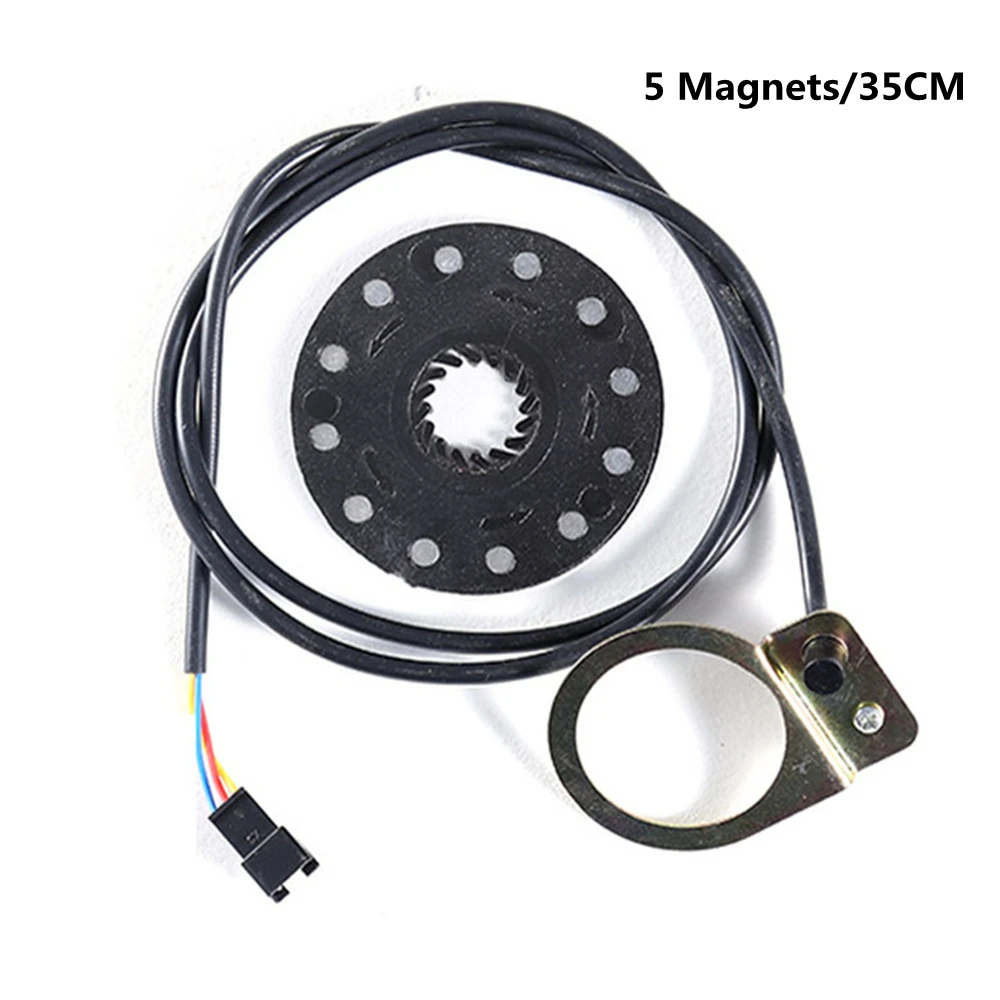 Black Durable Electric Bicycle Ebike 5/8/12 Magnets Mountain Bike PAS System Speed Sensor Assistant Sensors Bike Modified Parts