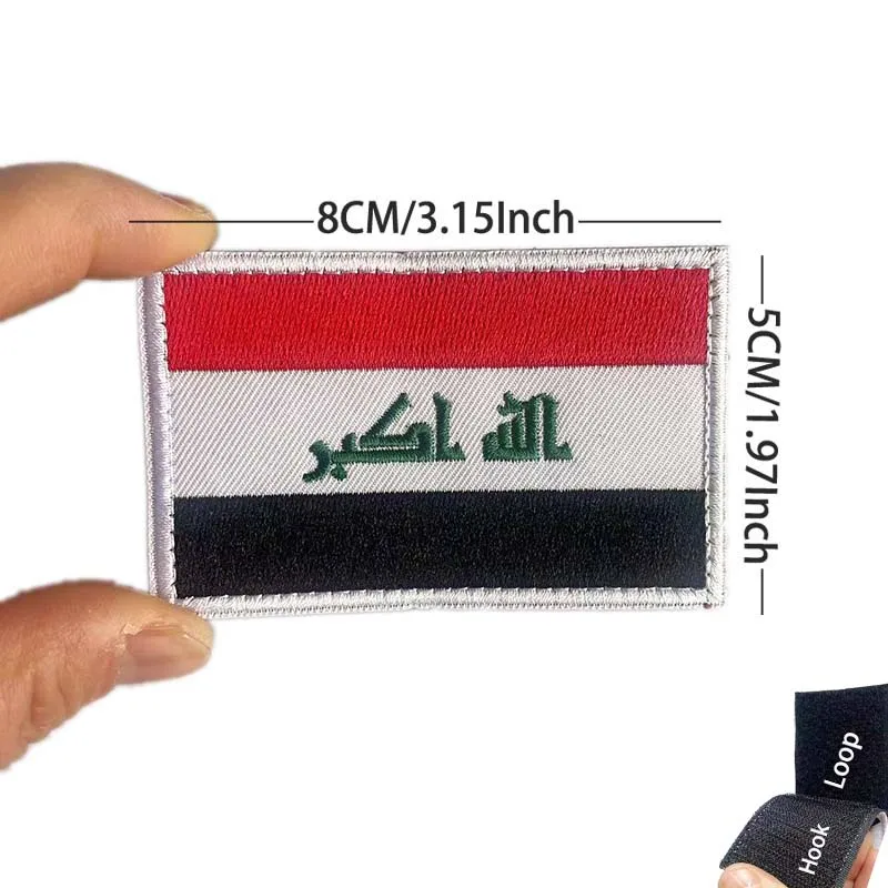 شارات العلم الآسيوي الملابس زين بقع التطريز، الكازاخستان، القتار، سريلانكا، باكستان العراق فلسطين الشعار التكتيكي
