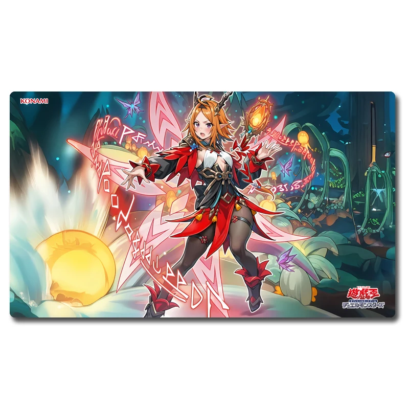 Yugioh Elvennotes Lucina Play Mat Yu-Gi-Oh! TCG OCG Trading Card Games Mat  Duel Plate Rubber Card Mat Mouse Pad - AliExpress