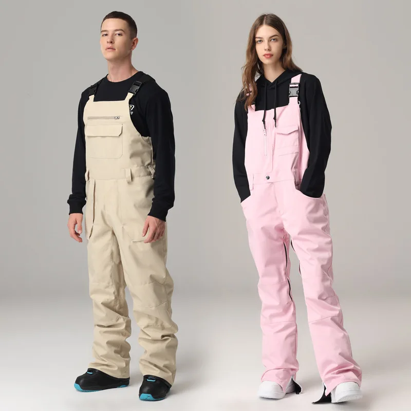 SEARIPE 2025 комплект лыжного комбинезона, водонепроницаемая ветрозащитная термоизолированная куртка и брюки для мужчин и женщин, выступление в чрезвычайной погоде