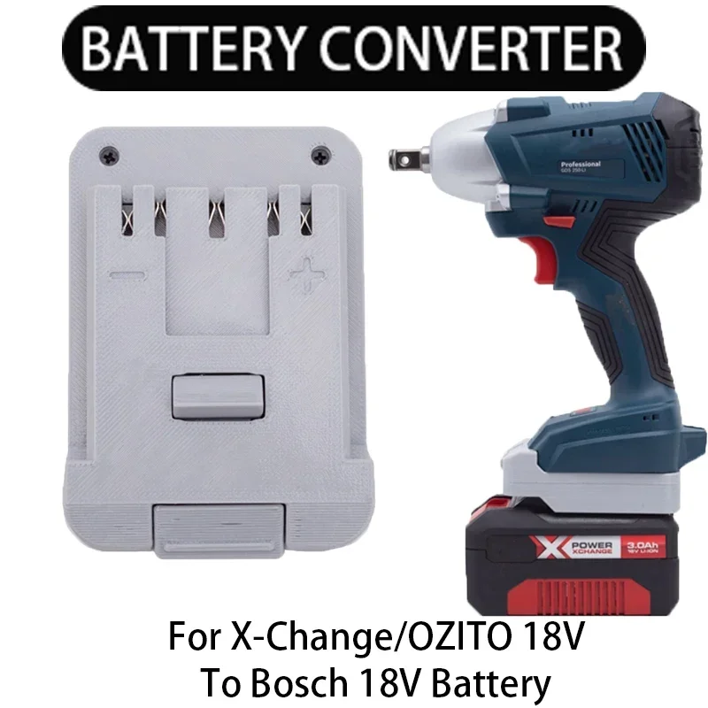 

Battery Converter for X-Change/OZITO 18V Tool Series to Bosch 18V Li-Ion Battery Adapter Power Tool Accessories