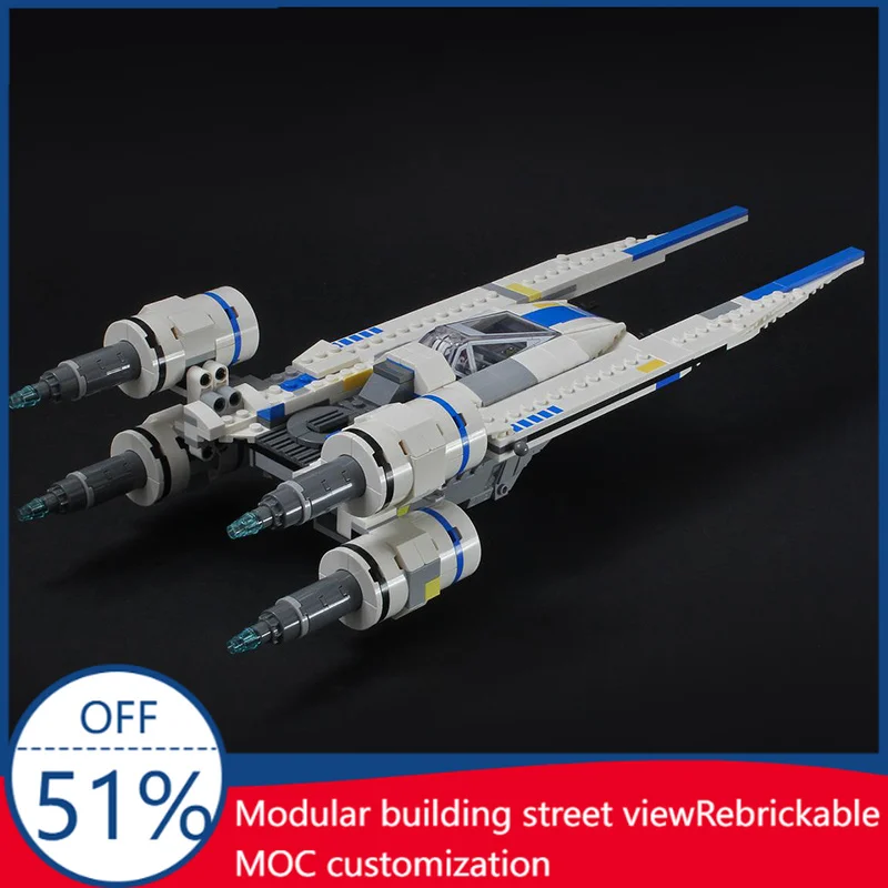 

570 PCS Customize Series 75399 Space Ship Model Building Blocks Children Puzzles DIY Creative Toys Boys Halloween Display Gifts