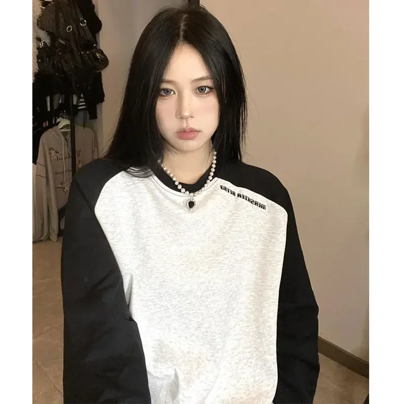 

Deeptown Harajuku Vintage Pullover Hoodie Kpop Oversized Korean Fashion Sweatshirts Aesthetic Hoodies Long Sleeve Women Clothes