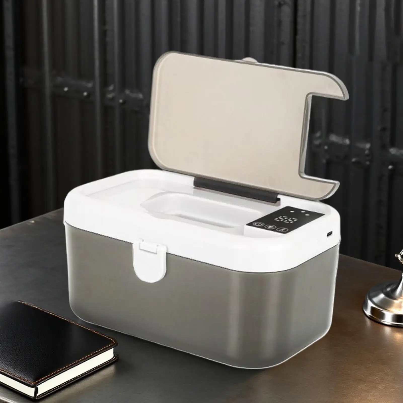 USB Baby Wipe Warmer & Dispenser - close-up view