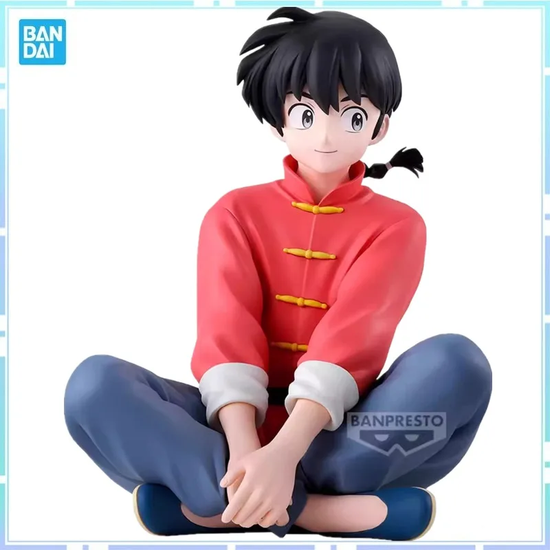 Bandai Original Banpresto Anime Ranma 1/2 Saotome tiempo de relajación Ranma PVC figura de acción juguete de modelos coleccionables regalos